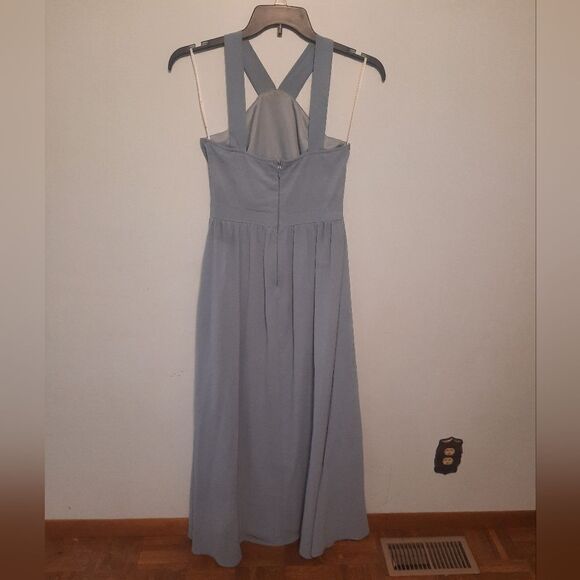 Lulu’s Air of Romance Light Blue Maxi Dress Size M - Picture 8 of 11